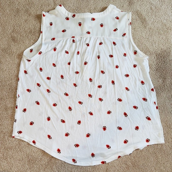 Loft Floral Button Up Tank Top - Picture 2 of 5